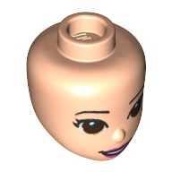 Lego hlava, tělová světlá (6210387, 6242567)